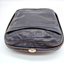 #SE808# Sillem's 6150/7 Pfeifentasche Leder Sterlingsilber Metis Lammnappa