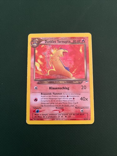 Dunkles tornupto holo pokémon - dunkles,