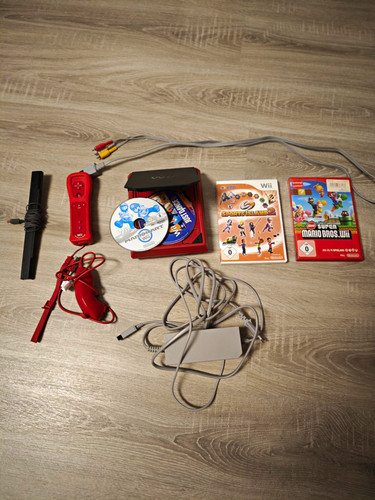Nintendo wii mini set - wii, (rot)