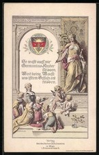 Künstler-AK A. Roeseler: So wahr auch wir Germanias Kinder heissen..., Deutsche 