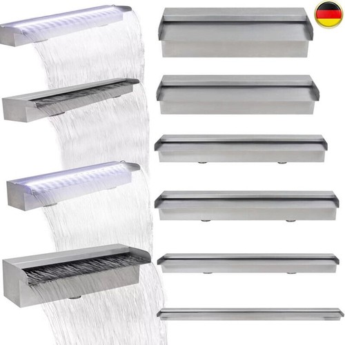 Wasserfall mit ohne - wasserfall, leds