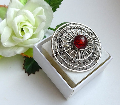 Vintage 925 silber bernstein - 925,