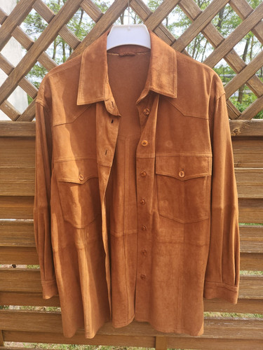 Lederhemd damen velour - lederhemd, 38