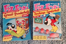 Fix und Foxi 2x Sonderhefte Fasching-Sonderheft und Grusel-Sonderheft von 1988