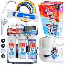 7-stufiges Umkehrosmose-System PP GAC CTO RO T33 MINERAL 4IN1 Wasserfilteranlage