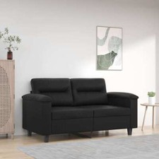 2-Sitzer-Sofa Schwarz 120 cm