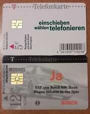 2 TELEFONKARTEN, ESP von Bosch und grüne Karte, gebraucht - Beschreibung lesen!