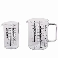 Messbecher-Set Glas 2tlg 0,5