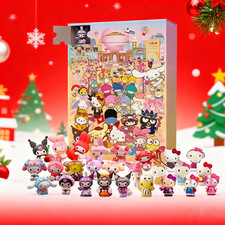 Sanrio Hello Kitty Kuromi 24 Tage Countdown Adventskalender Spielzeug Geschenke
