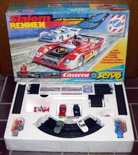 Carrera Servo 160 Slalomrennen (65250) 4 Autos, sofort spielbereit
