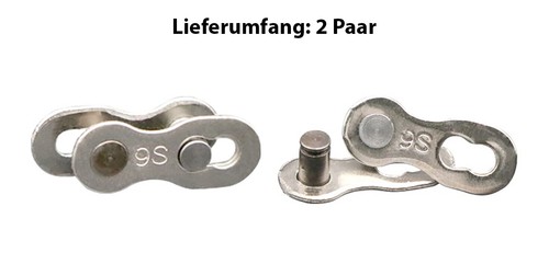 Paar kettenschloss fahrrad - 2,