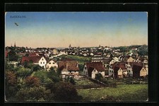 Backnang, Ansichtskarte, Teilansicht 1919 