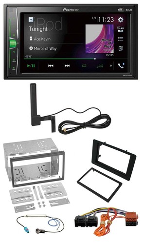 Pioneer mp3 dab aux 2din - mp3,