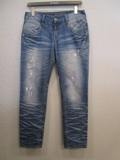 Blue monkey ripped jeans hose - jeans,