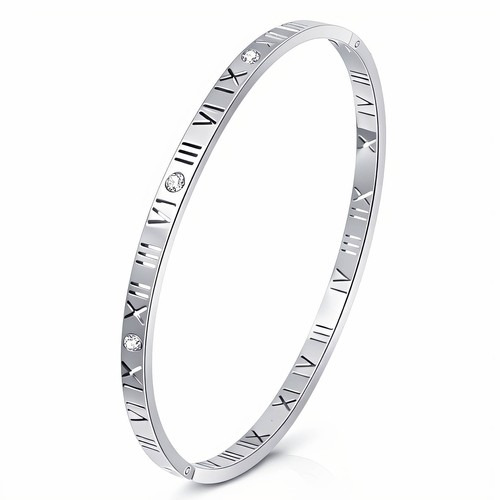 Damen armreif silber edelstahl - damen,
