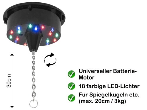 Led batteriemotor für - led,
