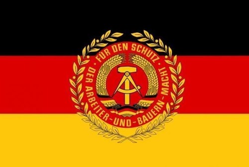 Aufkleber ddr nva truppenfahne - aufkleber,