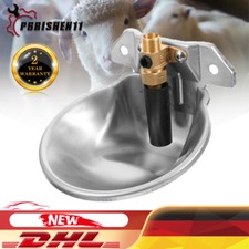 Automatic Tränkebecken Edelstahl Wassertränke Für Hund Rinde Schafe Hühner DHL