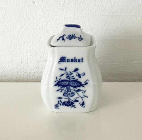 Vintage vorratsdose muskat - vorratsdose,