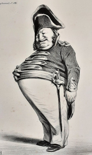 Honoré daumier caricature - honorÉ, daumier/la