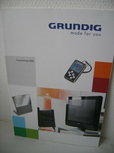 Grundig hauptkatalog 2006 - grundig,