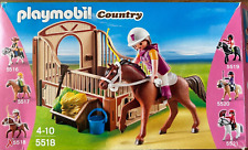 PLAYMOBIL® 5518 - Shagya Araber mit braun-Beiger Pferdebox - OVP - komplett