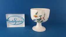 Gien Oiseaux de Paradis Becher auf Fuß / Eisschale
