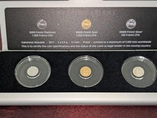 Solomon Islands 3x 0,5g Silber