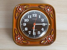 KIENZLE CHRONOQUARTZ KÜCHENUHR WANDUHR 60/70er Jahre Vintage