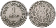 Rumänien - Romania 1 Leu