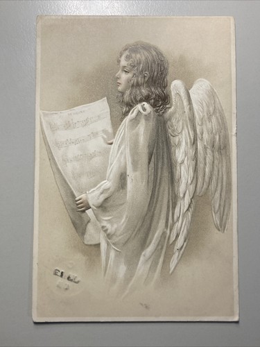 1903 alte präge litho engel - 1903,
