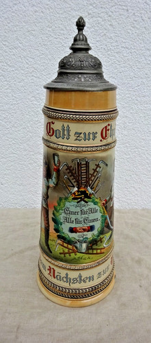 Alter krug l - l, gott