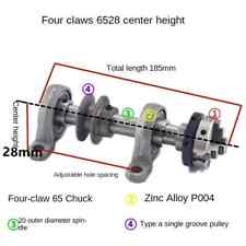 Holzbearbeitung Drehbank Spindel mit Flansch Drei-Backen-Futter Reitstock