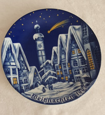 Seltmann Weiden Porzellan Sammelteller Wandteller Weihnachten 1993 Vintage Deko