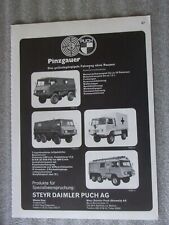 Stey-Daimler-Puch Pinzgauer Werbeanzeige / Advert, CH, 1979