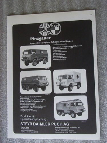 Stey daimler puch - stey-daimler-puch, pinzgauer