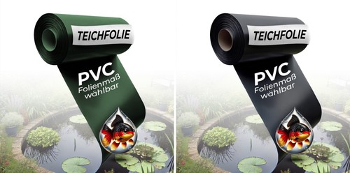 Teichfolie 1mm schwarz - , pvc