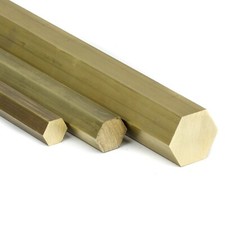 Messing Sechskant Sw 12mm Ms58