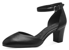 TAMARIS Spangenpumps Abendschuh, Festtagsschuh, Blockabsatz, mit Klettverschluss