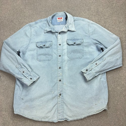 Wrangler jeanshemd erwachsene - jeanshemd,
