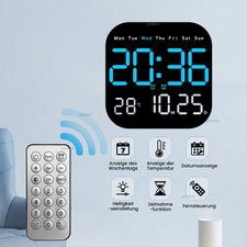 Große LED Digital Wanduhr