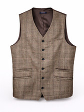 Herren Tweed-Weste 50-52