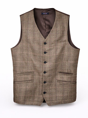 Herren tweed weste 52 - herren, tweed-weste