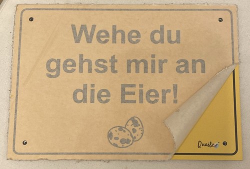 Quailzz schild wehe - schild:, „wehe