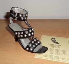 Miniatur Sammler Schuh Just The Right Shoe Red Hot Black  25225 2002 OVP