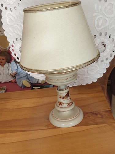 Antike tischlampe mit - antike,