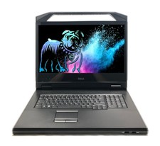 Dell FPM185 18,5" LED-Rack-Konsole KVM DKMMLED185-205 1U ReadyRails II QWERTZ