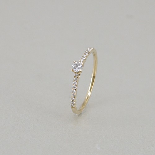 Ring solitär 750 - ring, in
