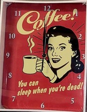 NOSTALGIE WANDUHR " COFFEE/