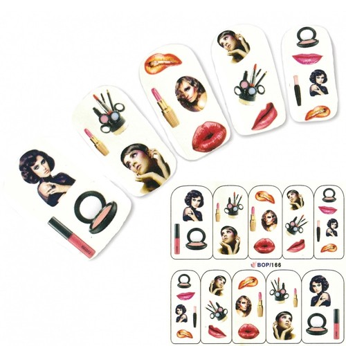 Tattoo nail model lippen - tattoo,